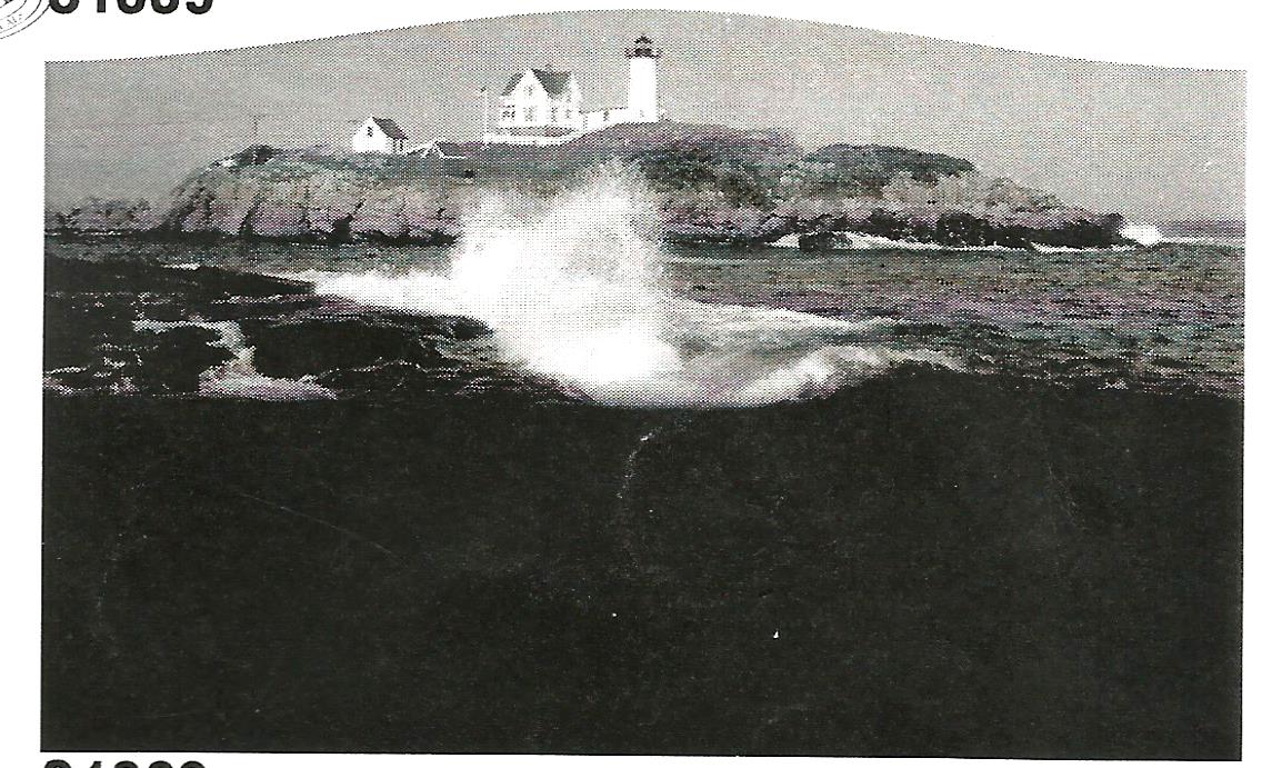 a black and white photo of a lighthouse on top of a hill