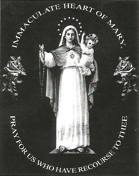 immaculate heart of mary pray for us who have recourse to thee
