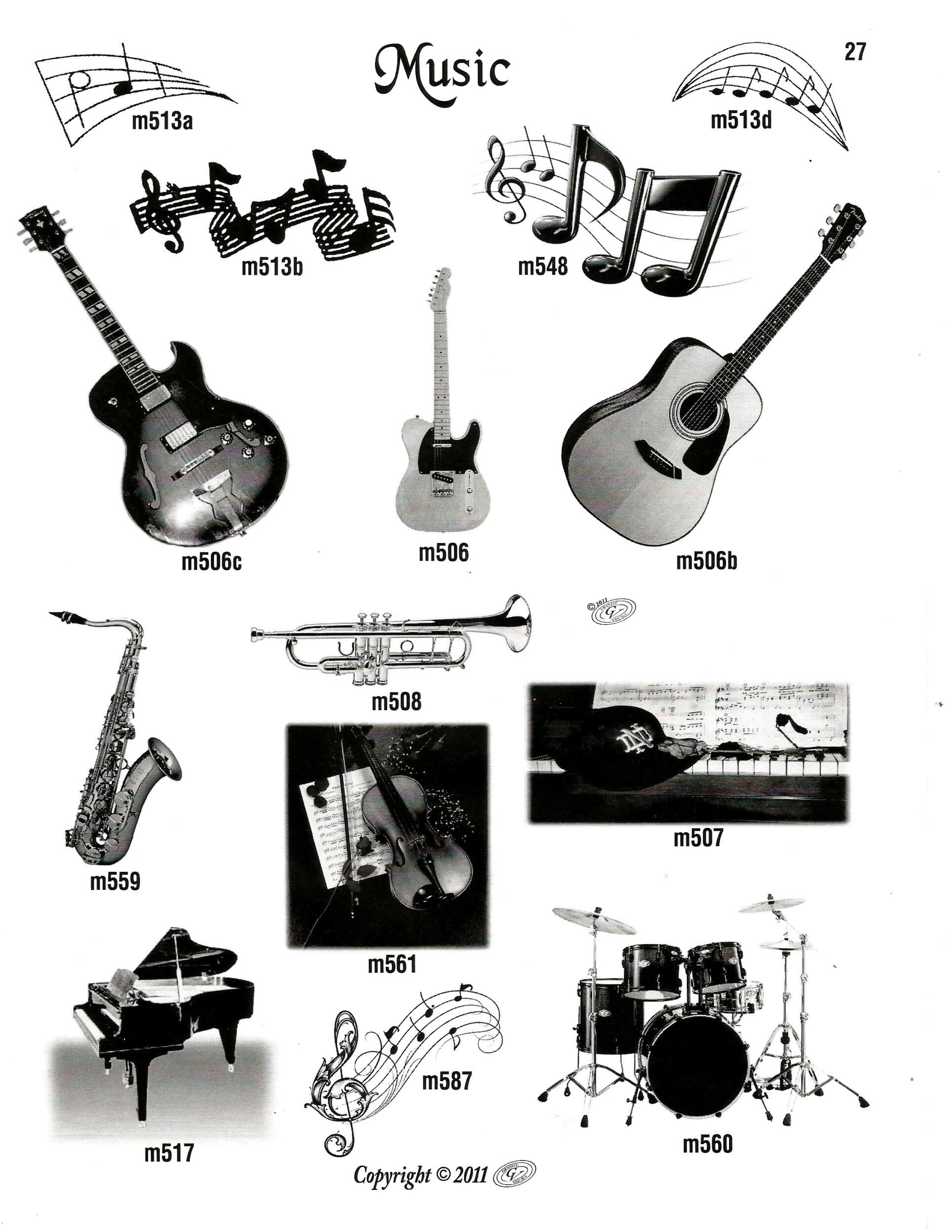 there are many different types of musical instruments in this picture .