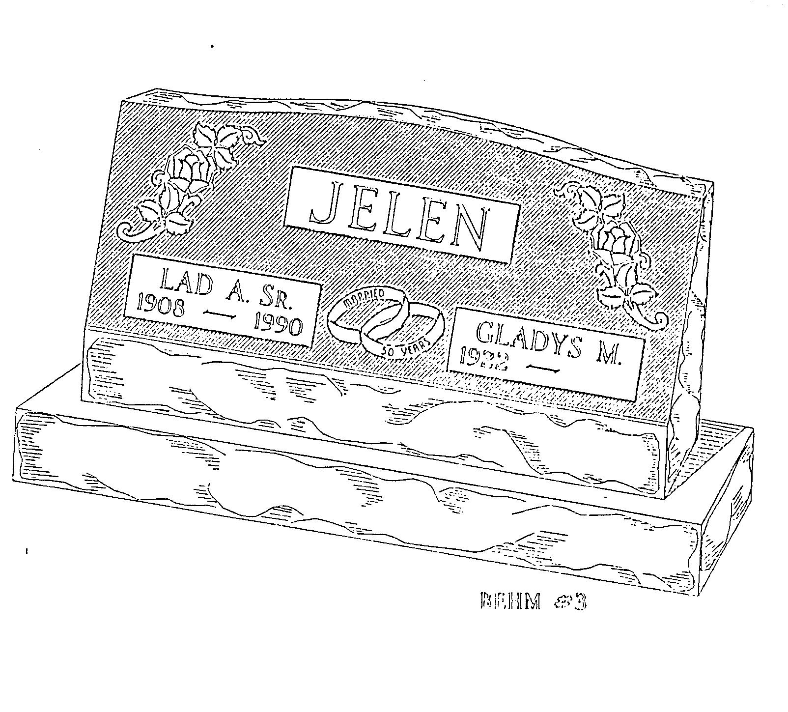 a black and white drawing of a couple 's grave .
