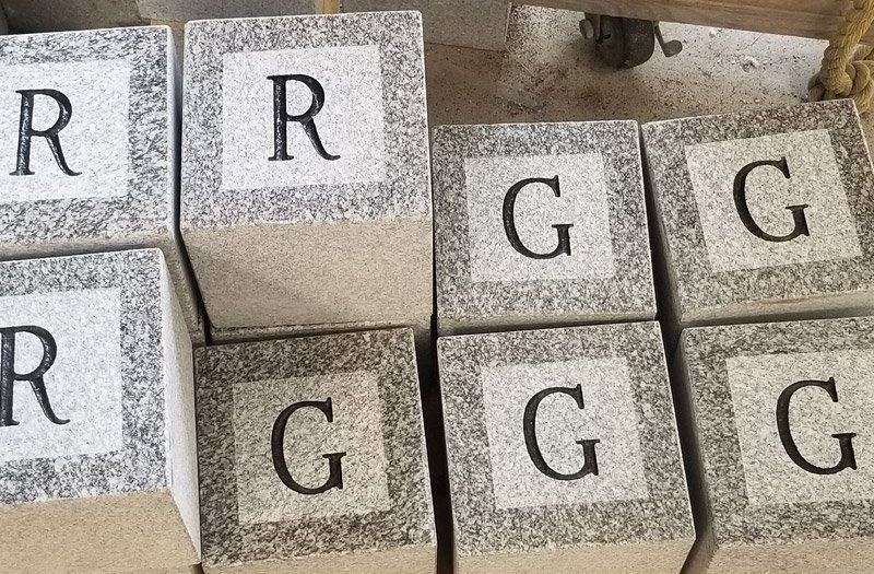 Granite cornerposts