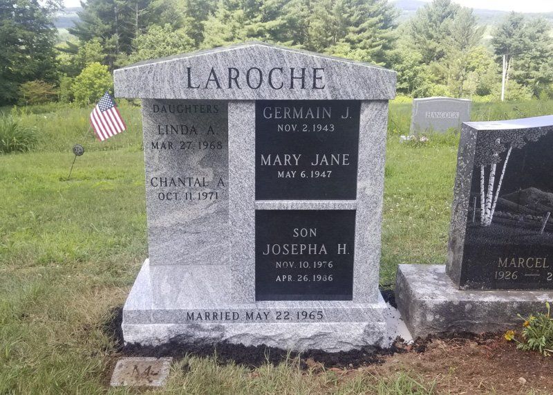 a columbarium installed by Champlain Monuments