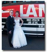 wedding bus