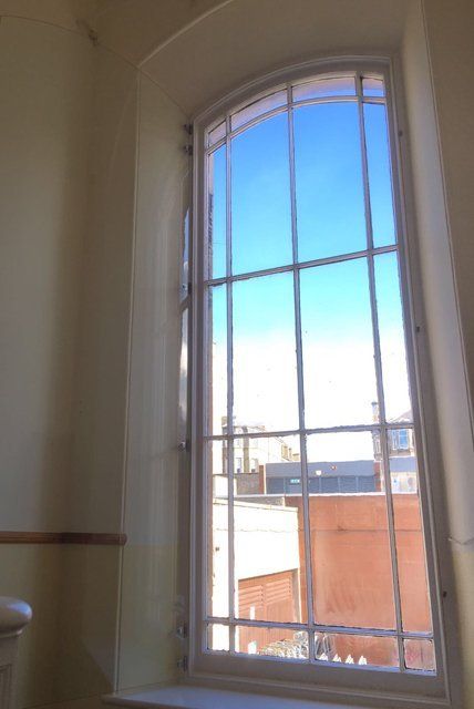 Frameless hinged secondary glazing - Morningside