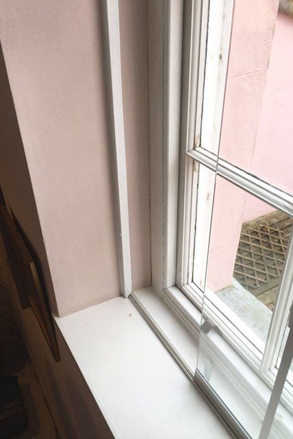 Frameless hinged secondary glazing - Morningside