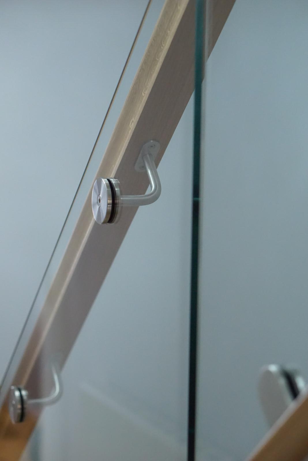 East Calder Oak and glass balustrade example 6