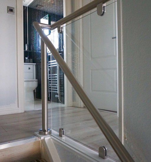 Stainless steel and glass example 1