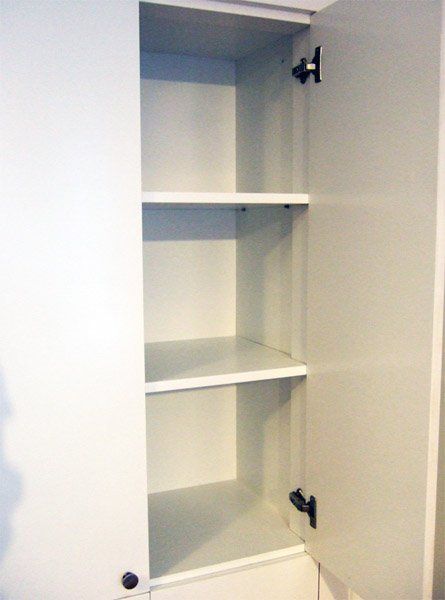 Custom made shelves