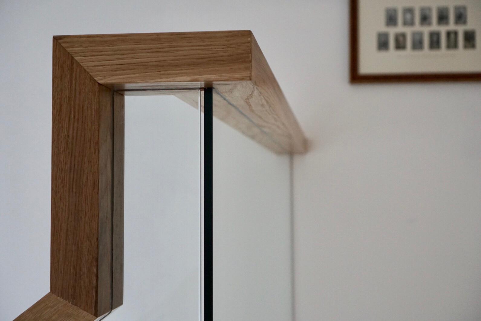 New glass balustrade with floating handrail example 8