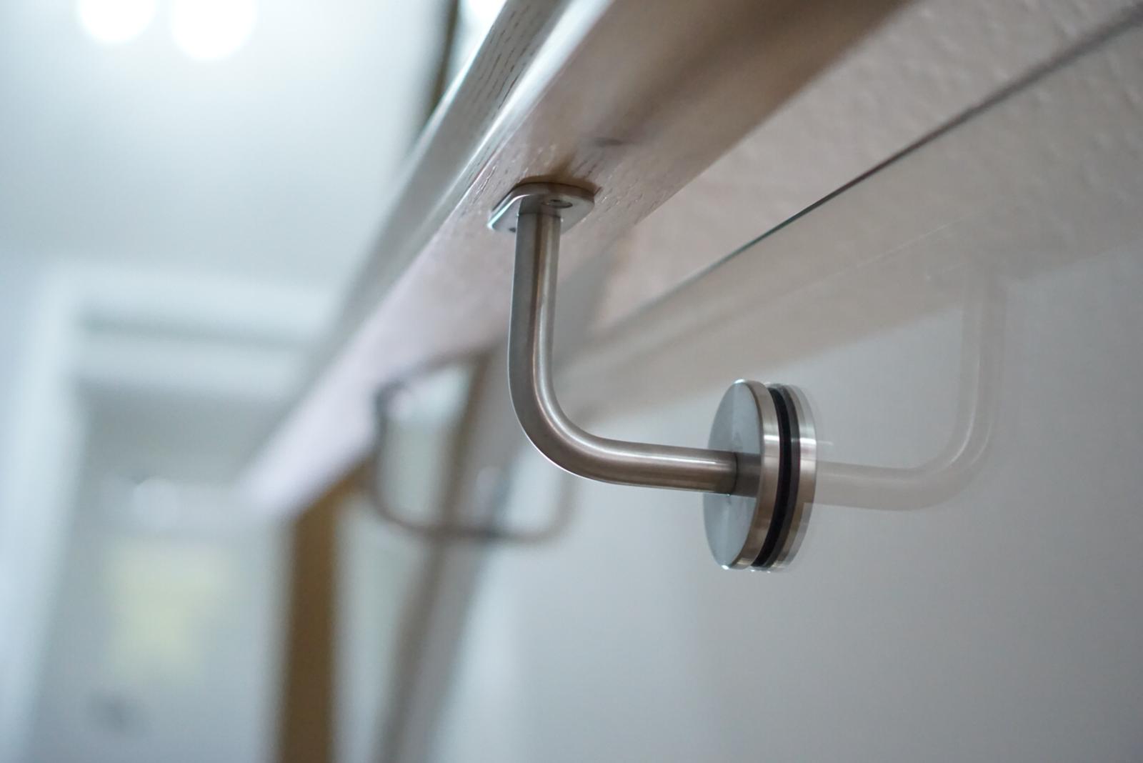 East Calder Oak and glass balustrade example 7