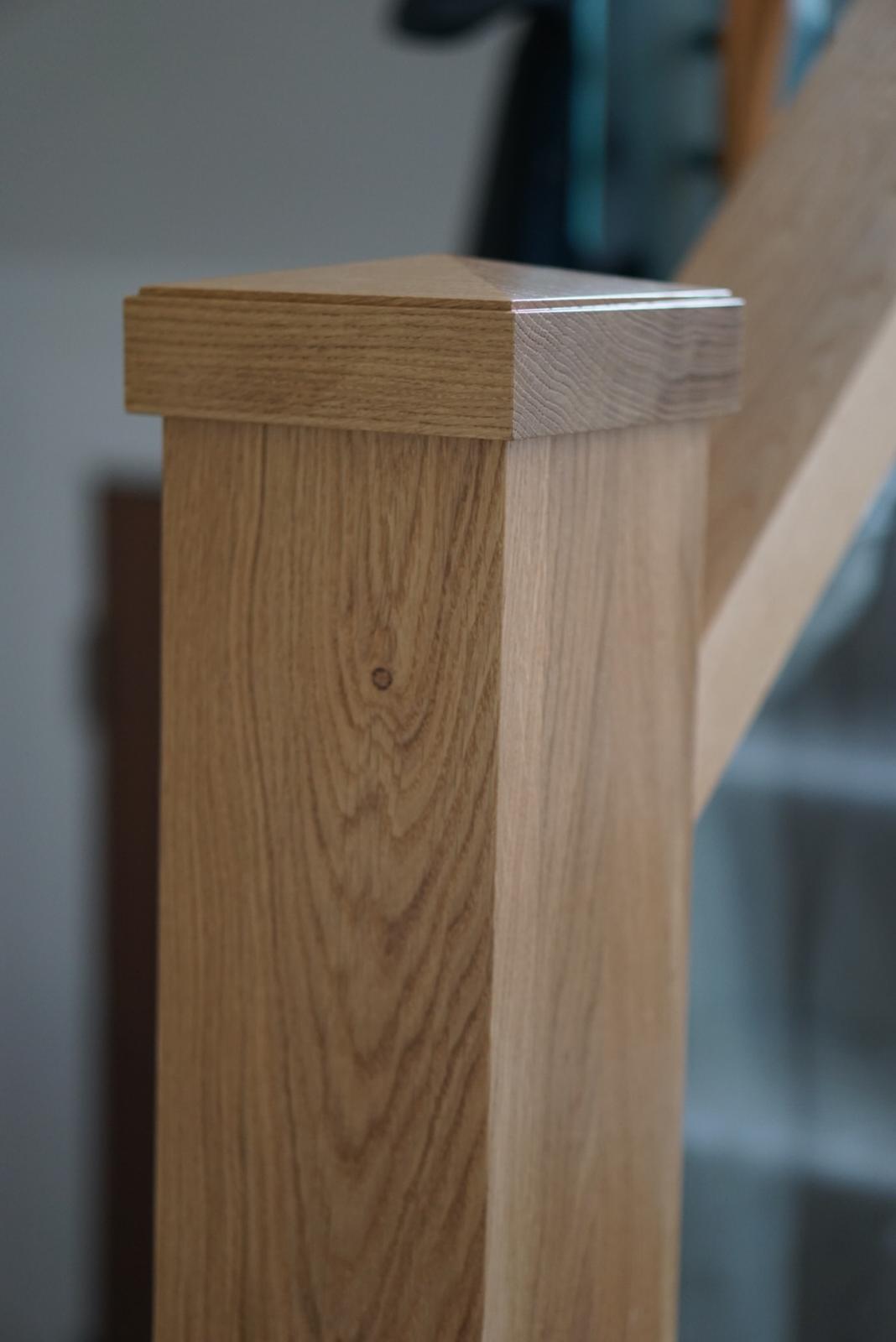 New glass balustrade with floating handrail example 10