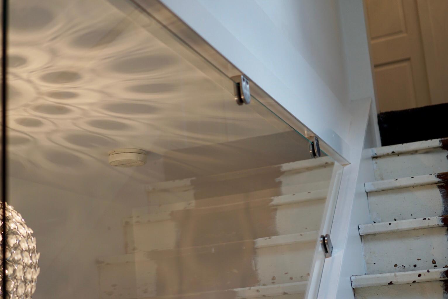 Stainless steel and glass balustrade and stainless steel handrail example 7