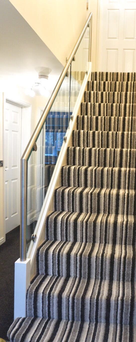 Stainless steel glass balustrade example 3