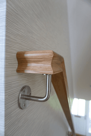 New oak and glass staircase example 3