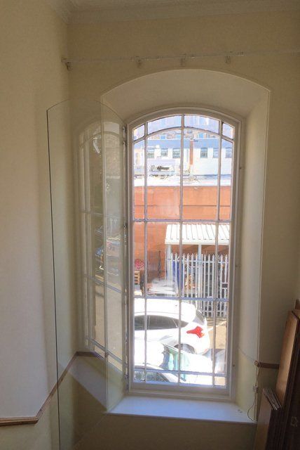 Frameless hinged secondary glazing - Morningside