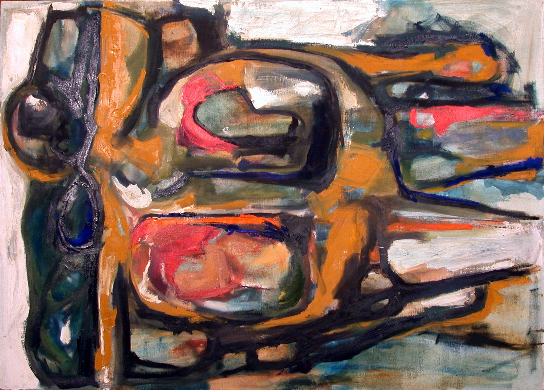 man-vs-land painting