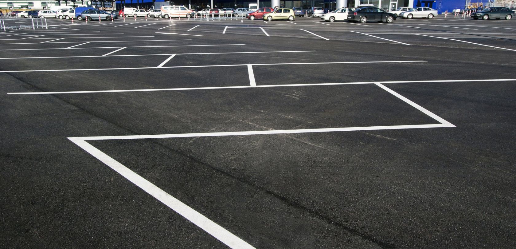 Commercial Paving Services — Empty Parking Lot Day Time in Dallas, TX