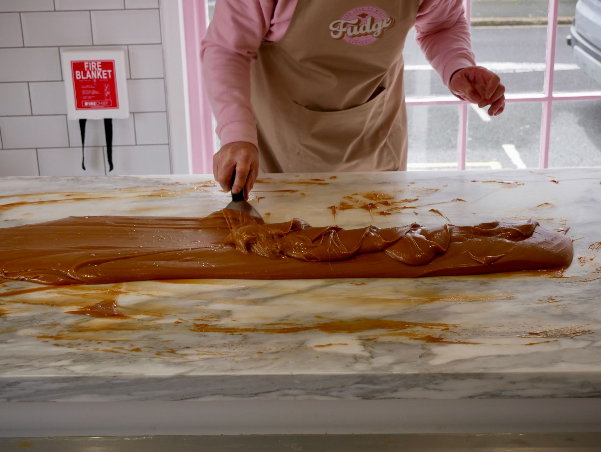Making Isle of Wight fudge