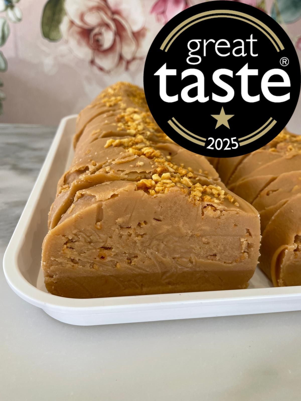 A box of double cream and sea salt isle of wight fudge