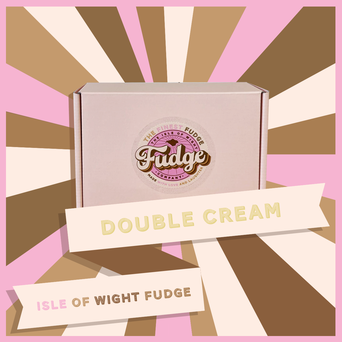 box of double cream fudge