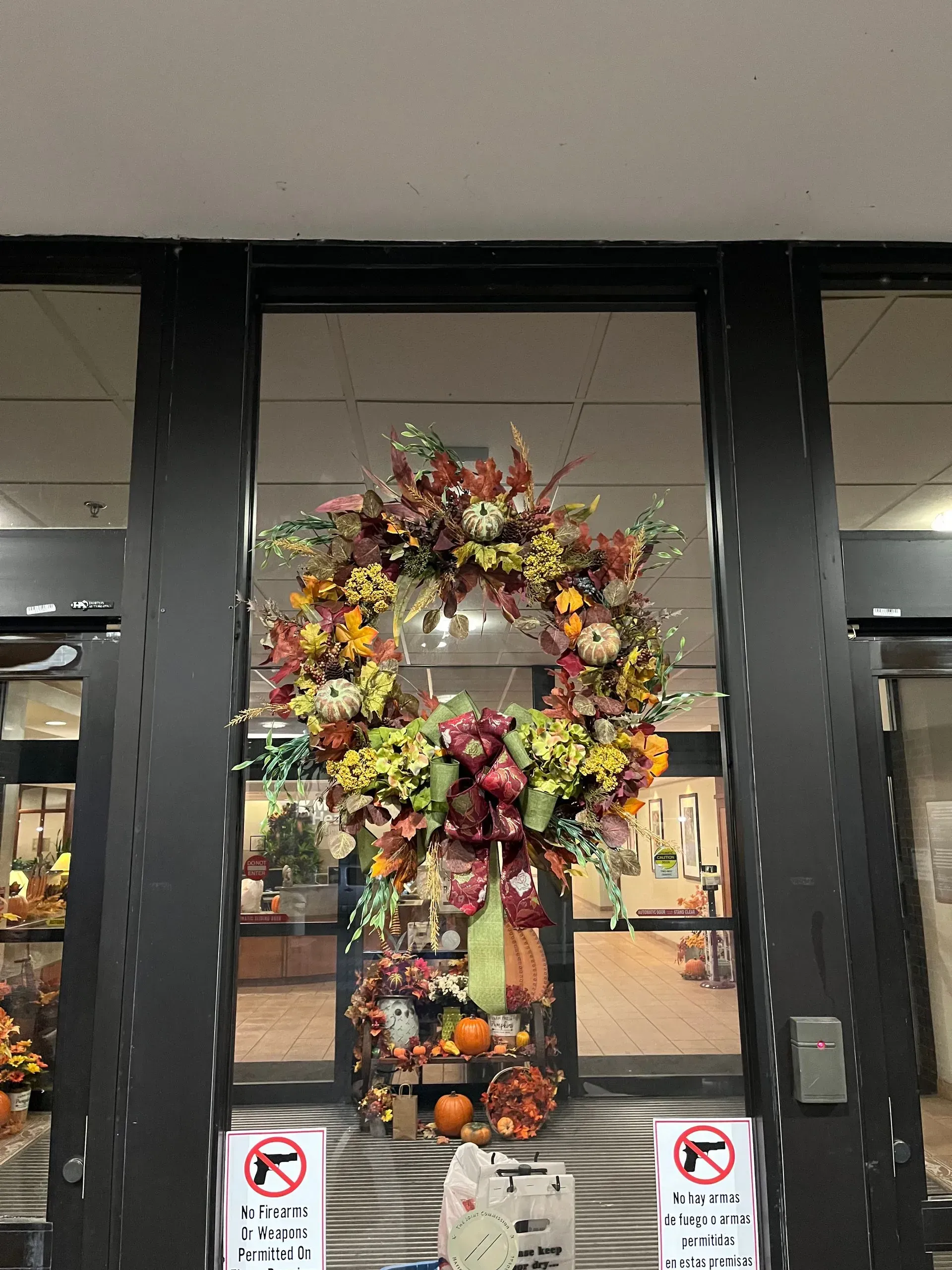 Floral decor at special event.