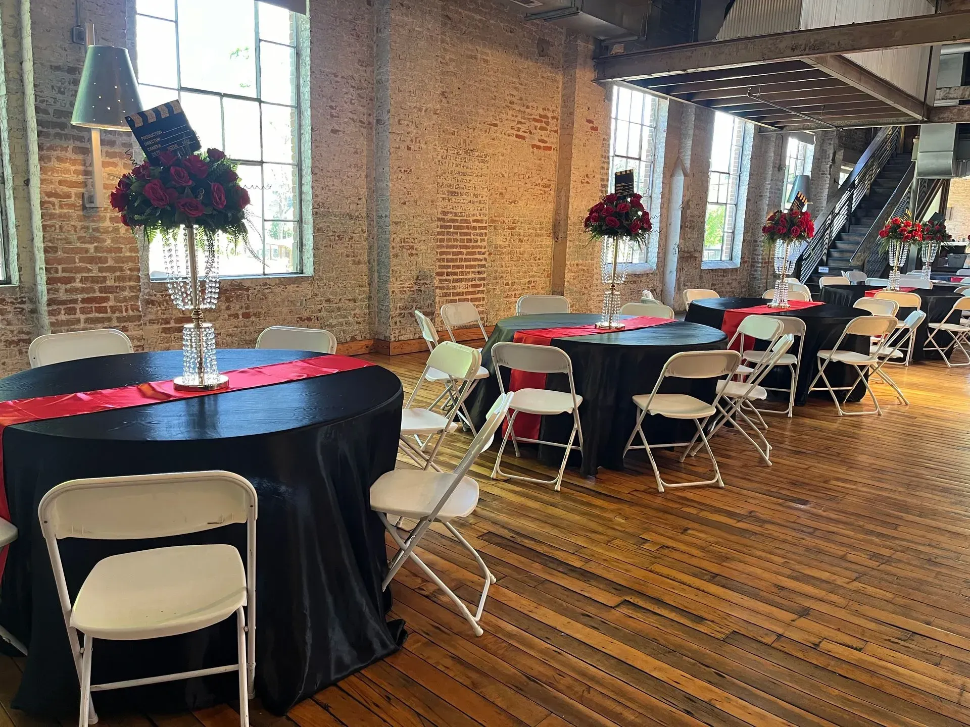 Floral decor at special event.