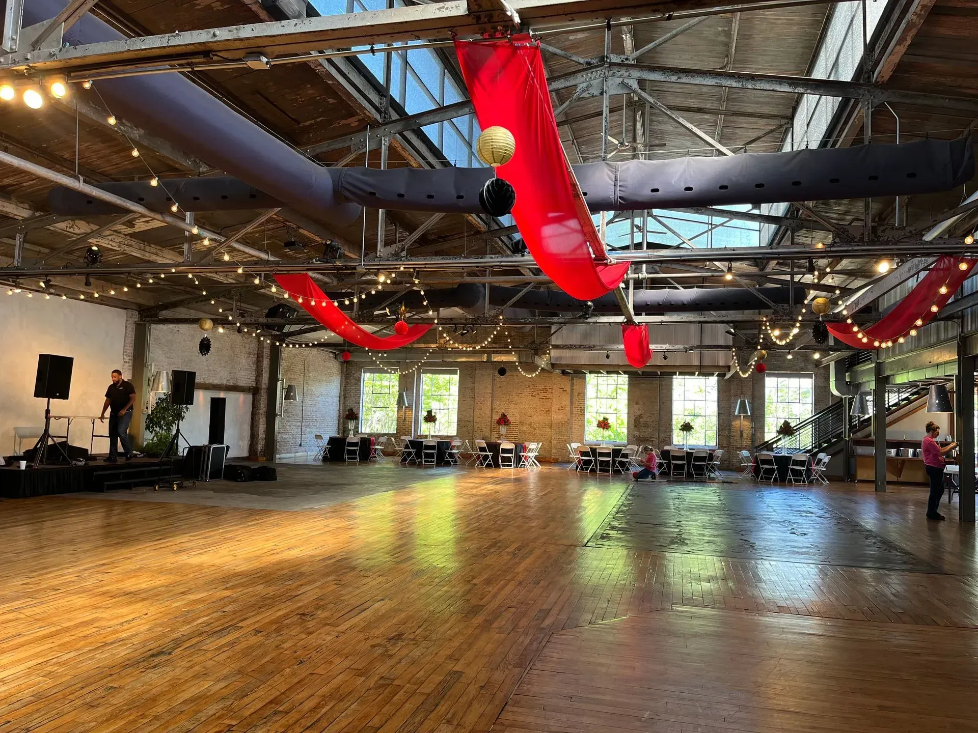 Floral decor at special event.