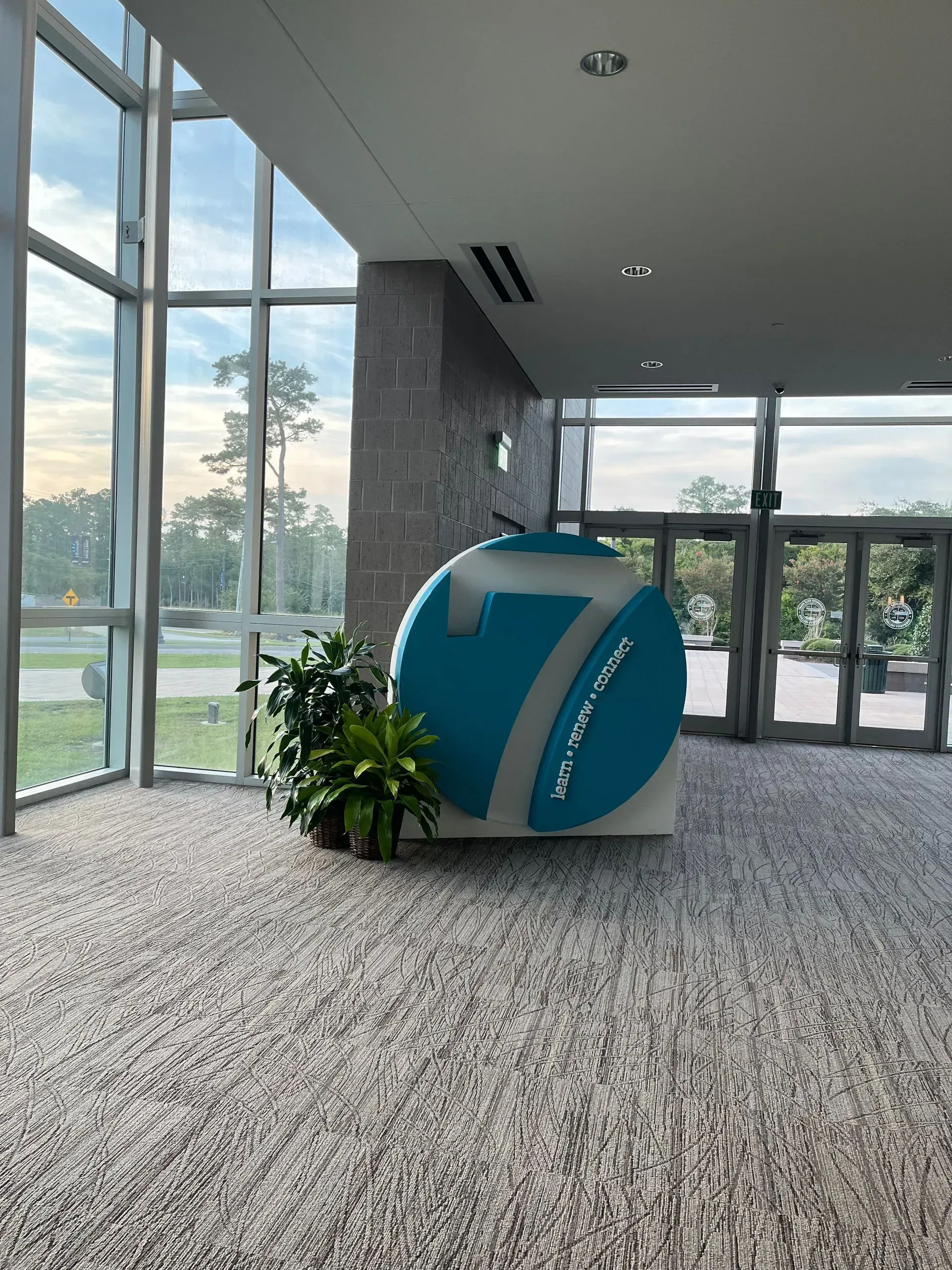 Floral decor at special event.