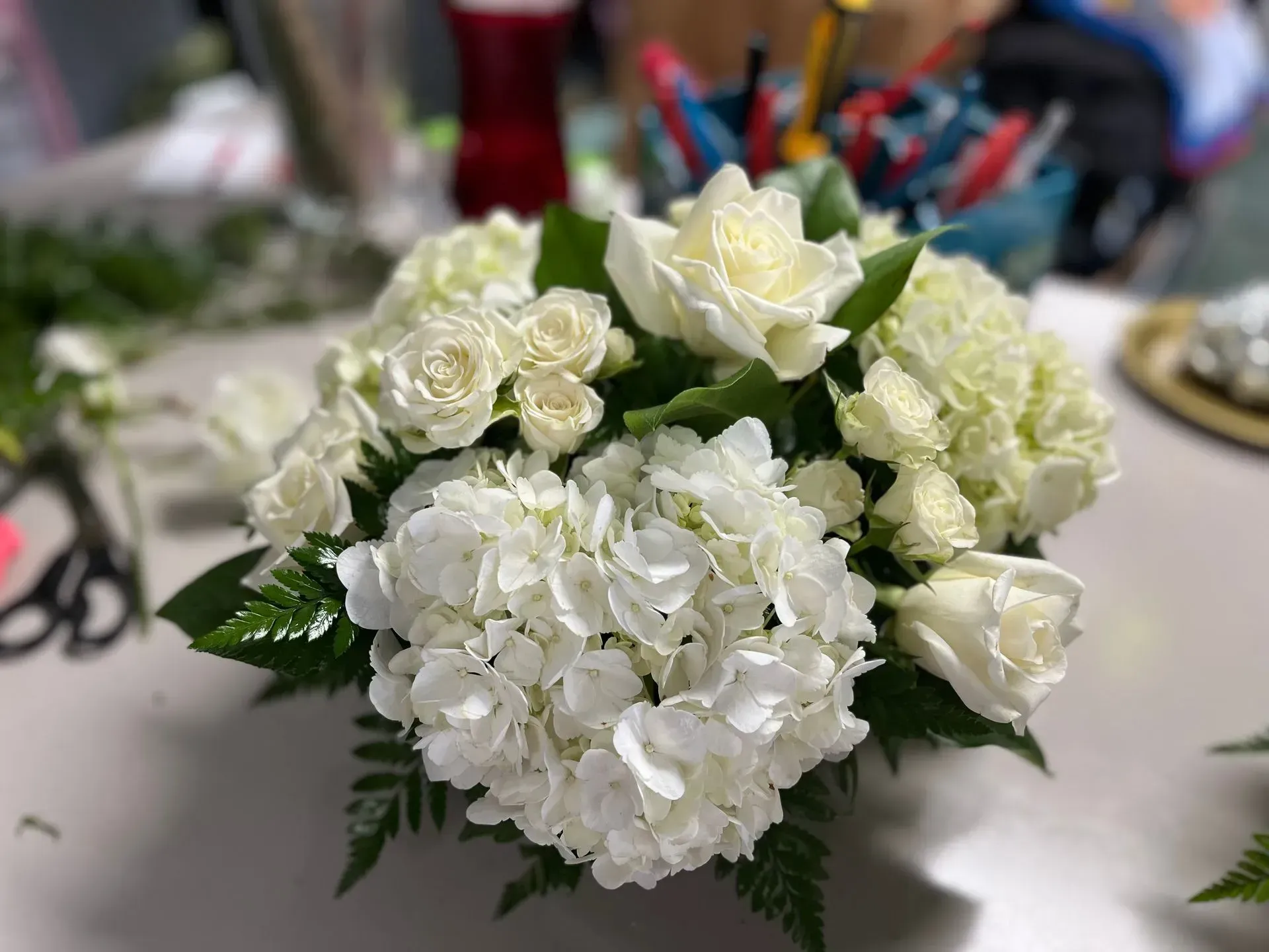 Floral table decor