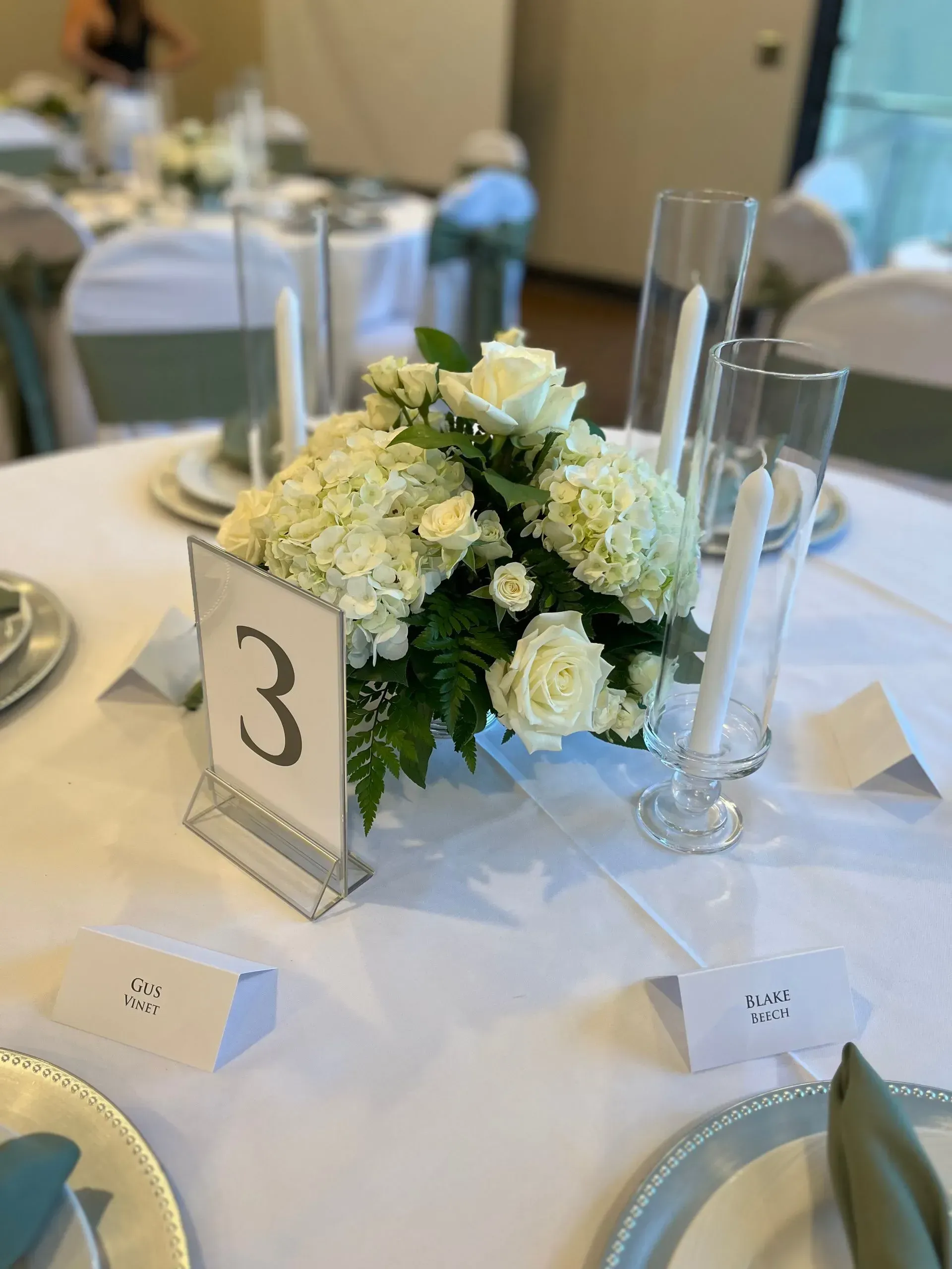 Floral table decor
