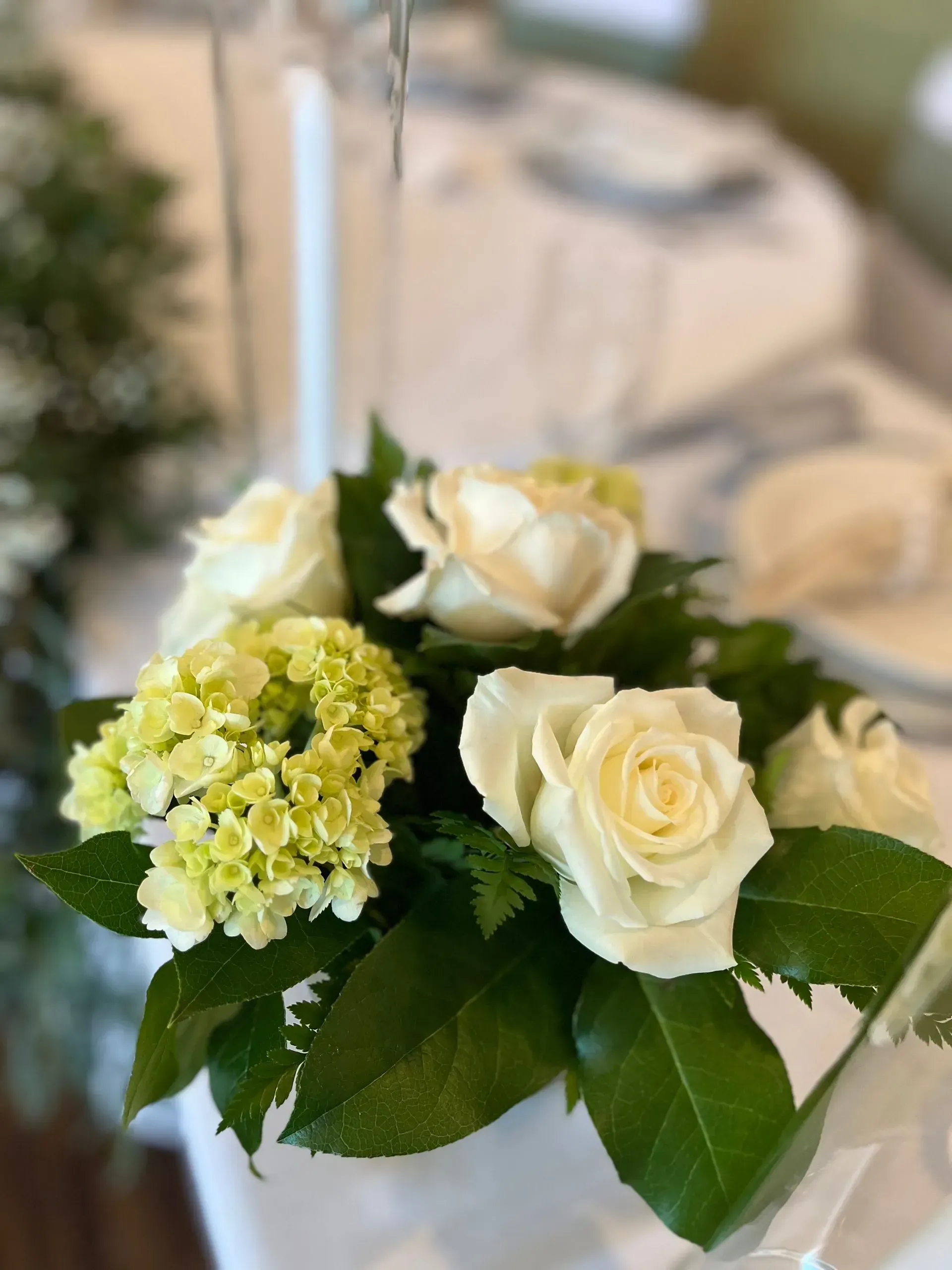 Floral table decor