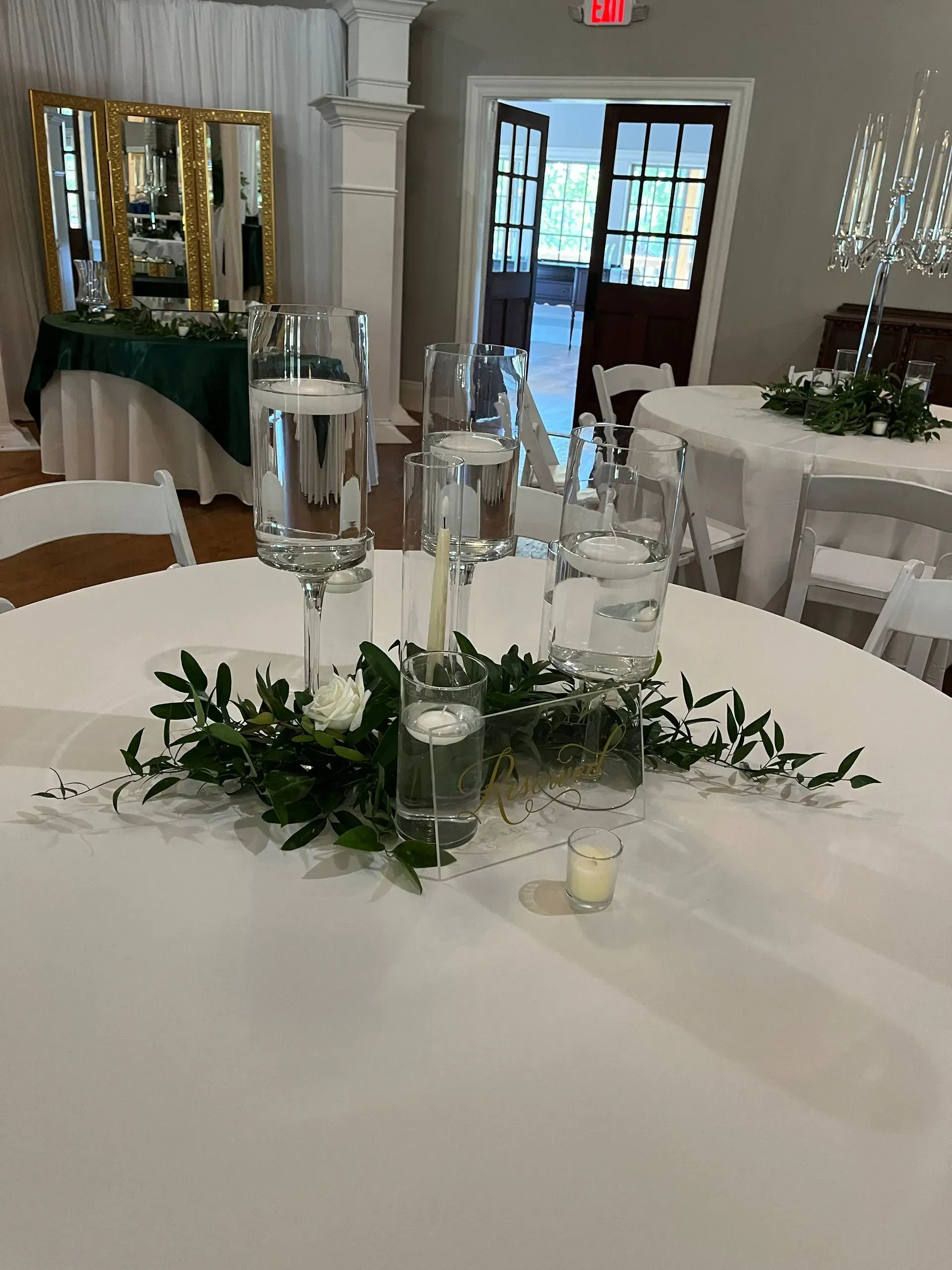 decor at wedding venue