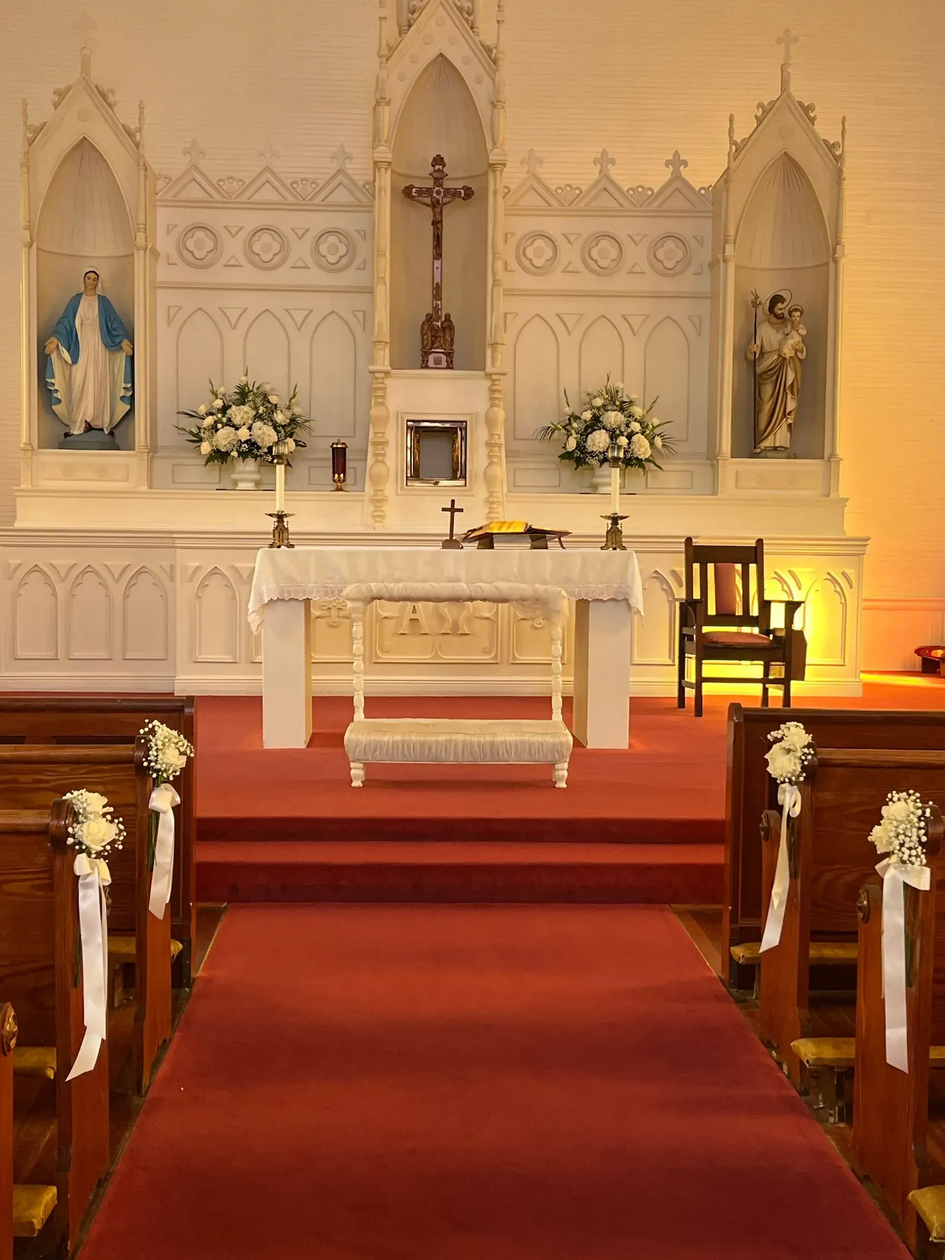 decor at wedding venue