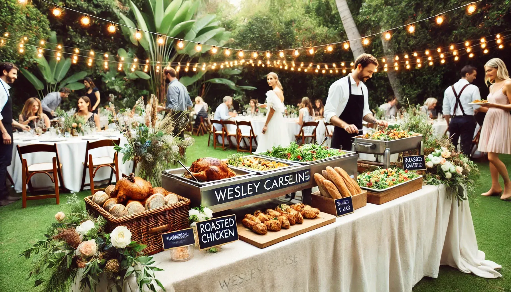 Outdoor catering service for weddings Wesley Chapel