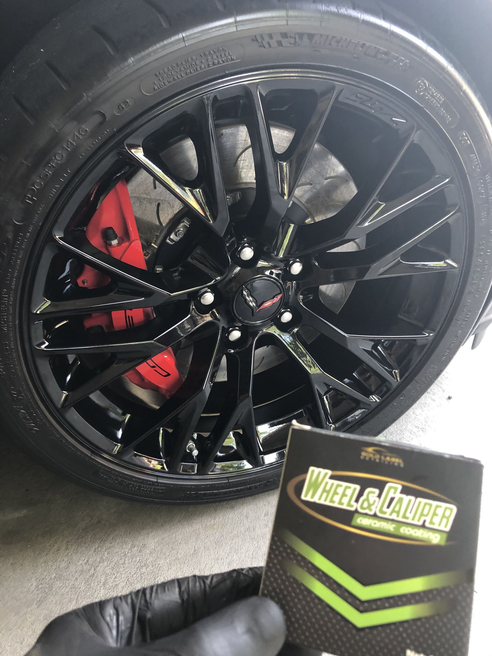 A person is holding a card that says wheel & chaper