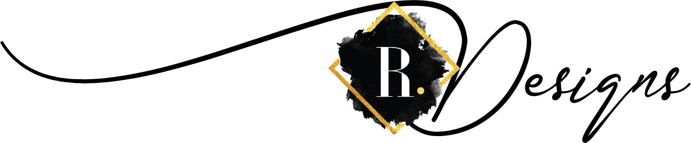 R. Designs Black logo in color