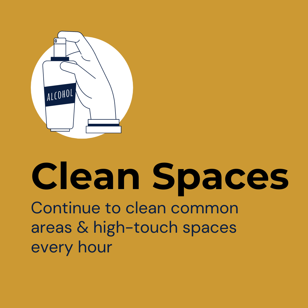 clean spaces