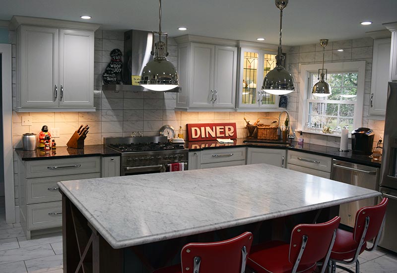 marble countertops kitchen remodel Elizabethtown, KY
