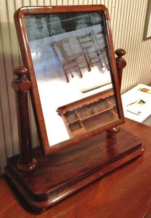Antique Shaving Mirror Circa 1850 - Furniture for sale in Waltham, MA
