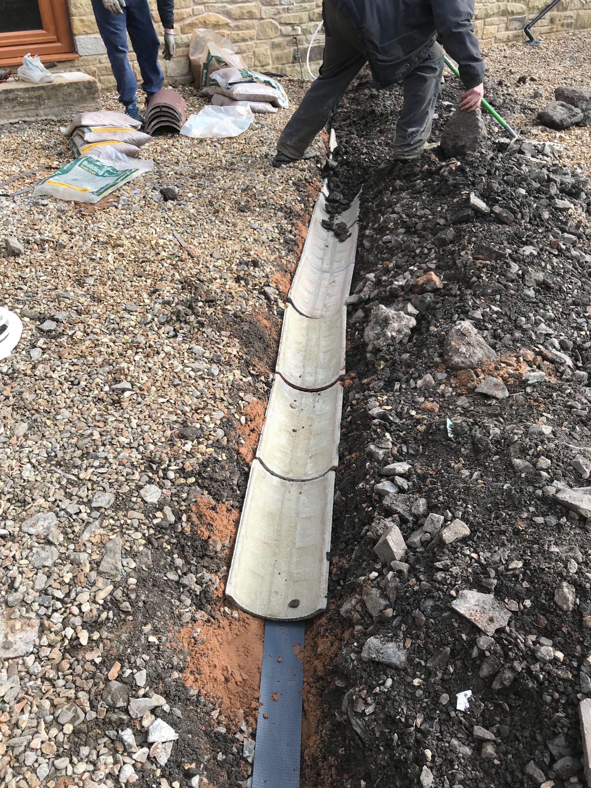 underground pipe work