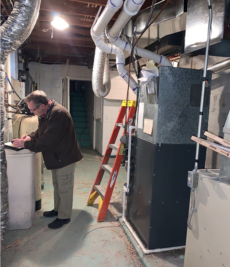 Furnace with a Residential Gas Water Heater — Spring Lake Park, MN — St. Marie Sheet Metal