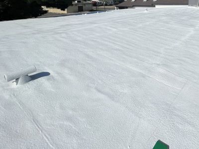 A commercial spf roofing system