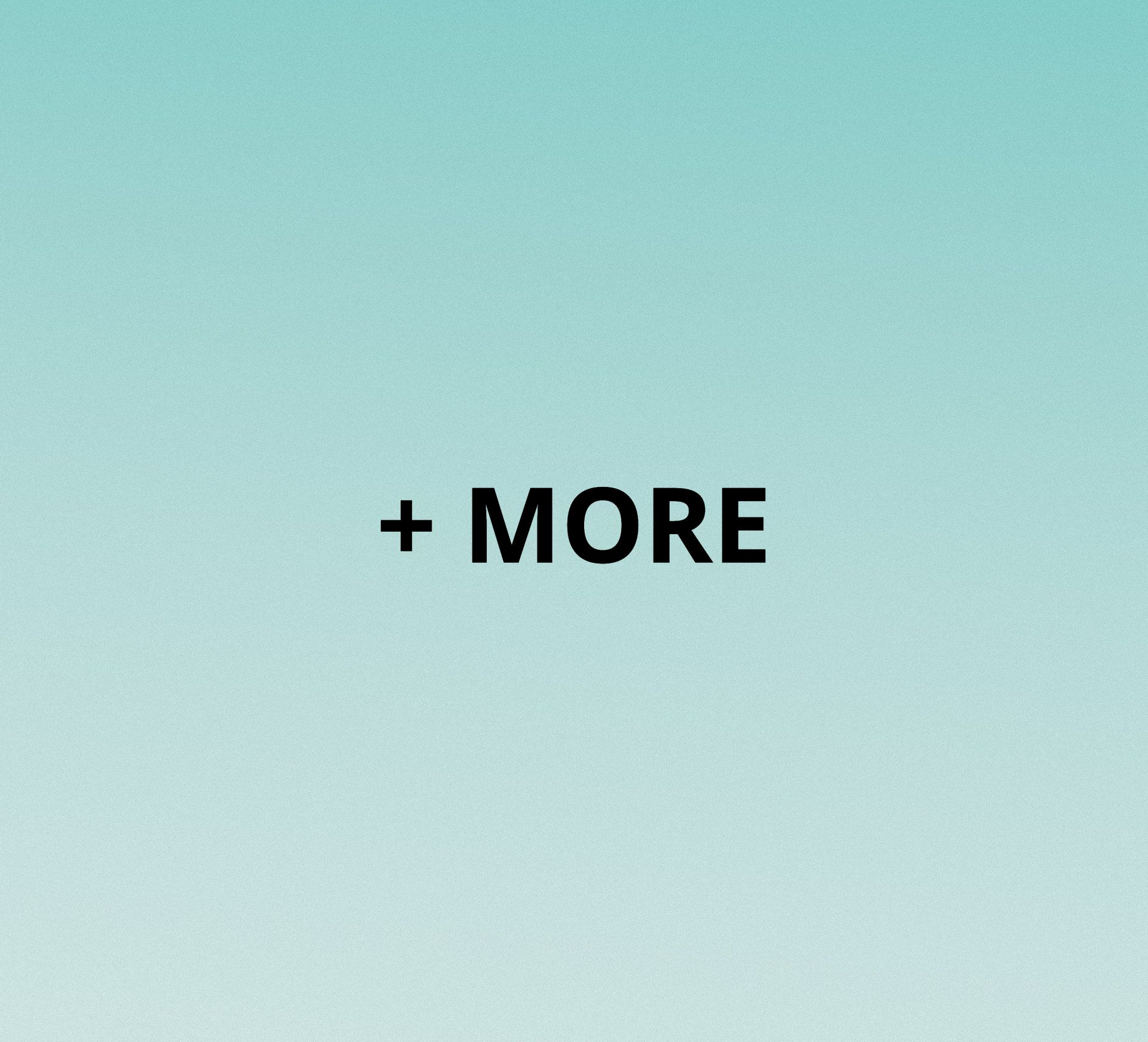 The word more is on a blue background