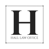 Logo of Hall Law Office: Large black letter