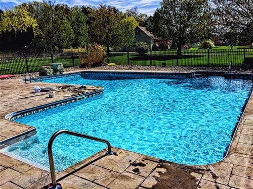 Backyard Swimming Pool — Pool Maintenance in Simsbury, CT