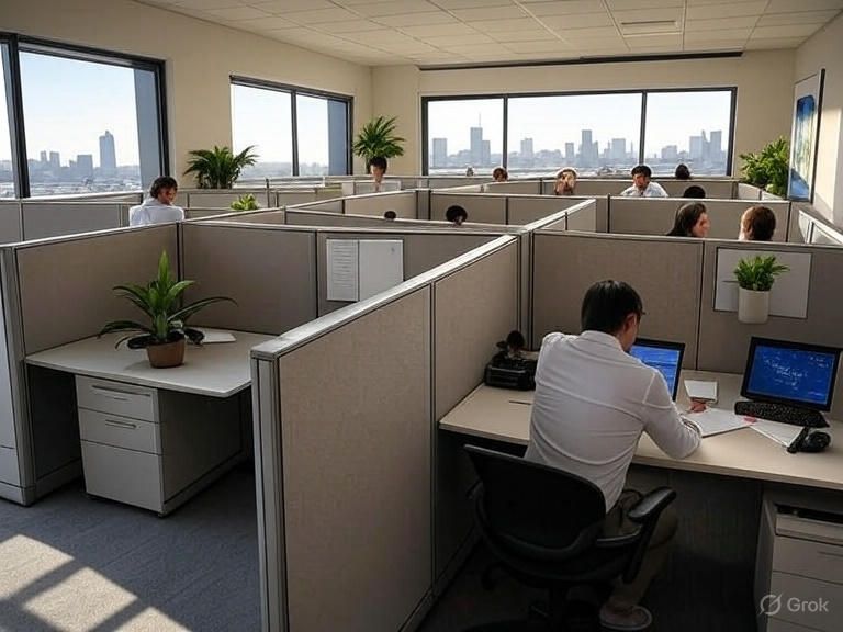 Modern office suite at Frederick Towers for startups