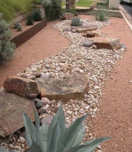 desert landscape installation