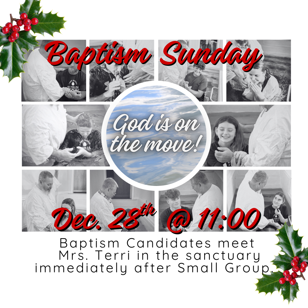 Flyer for Ash Grove Baptist Church Women's Bible Study. Dinner at 6:00, study at 6:30. Every 2nd & 4th Monday.