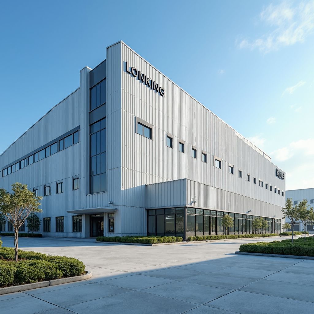 Modern industrial building with