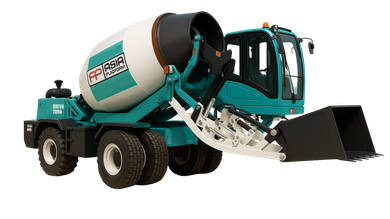 Self-loading concrete mixer truck Vibranium construction UAE